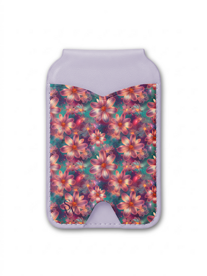 Luminous Florals Phone Wallet
