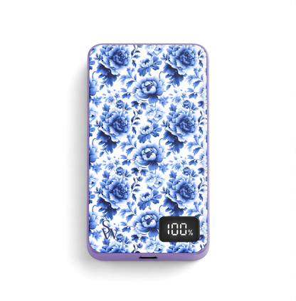 Blue Blossom Power Bank