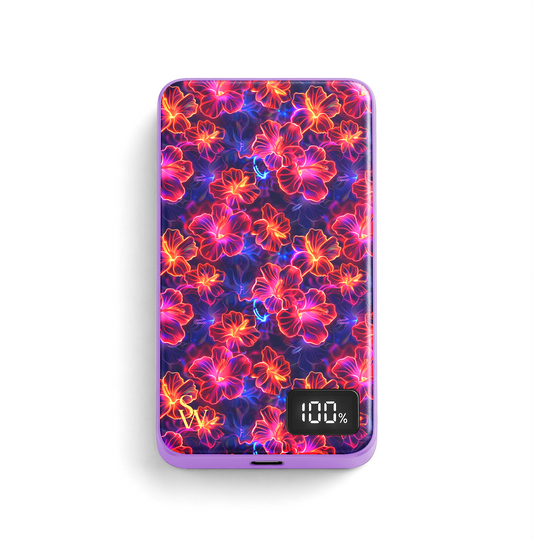 Hot Hibiscus MagSafe Power Bank