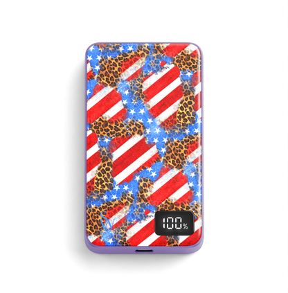 Red White & Wild Power Bank