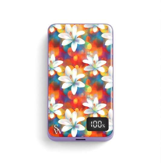 Sunset Lilies MagSafe Power Bank