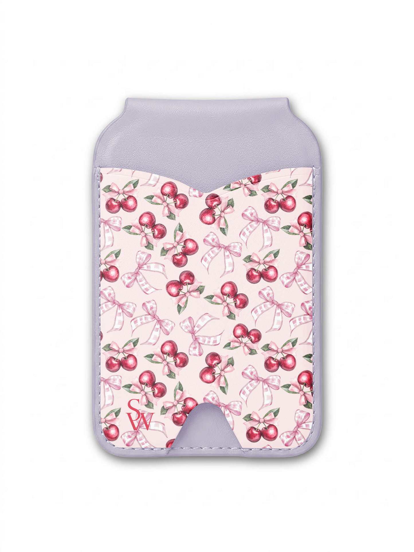 Blush Bow Cherries Phone Wallet