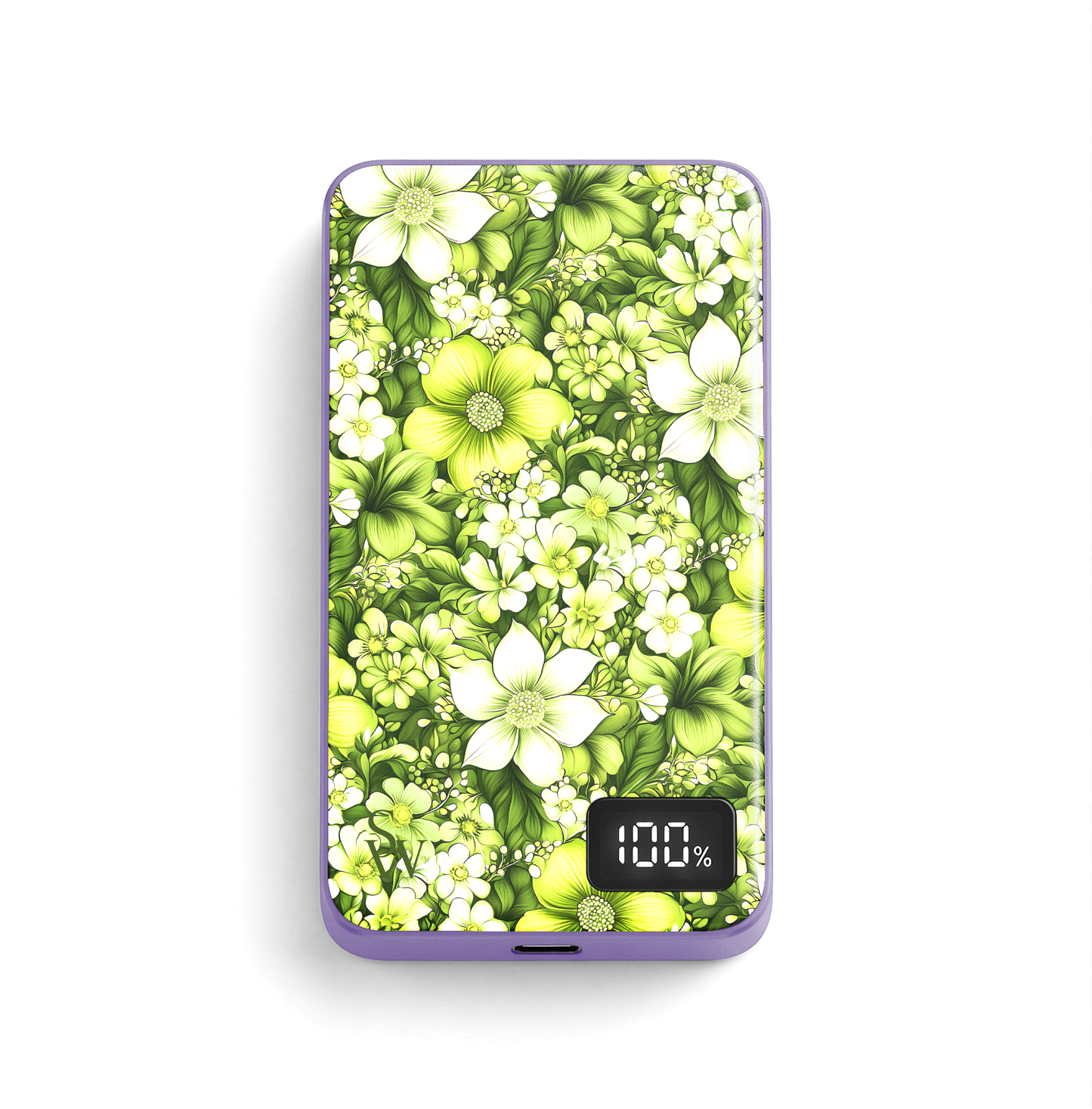 Lime Bloom Power Bank