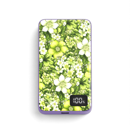 Lime Bloom Power Bank