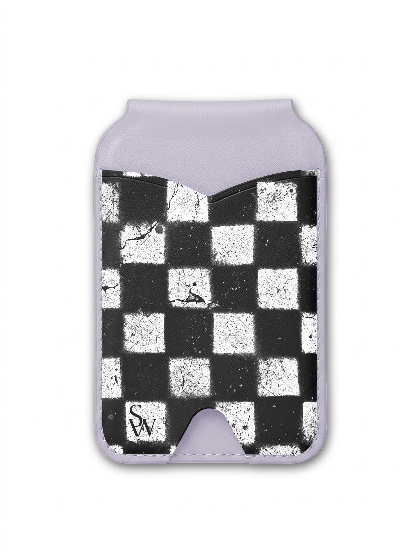 Grunge Grid Phone Wallet