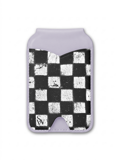 Grunge Grid Phone Wallet