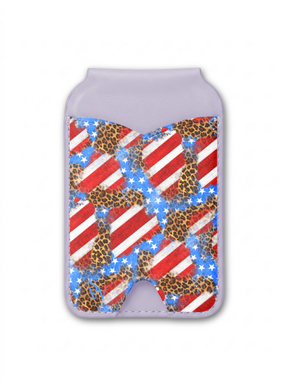 Red White & Wild Phone Wallet