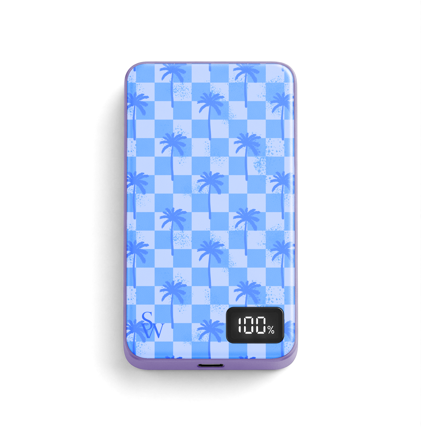 Paradise Palms (blue) Power Bank