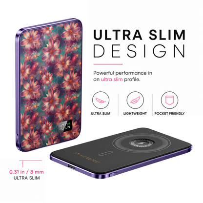 Luminous Florals Power Bank