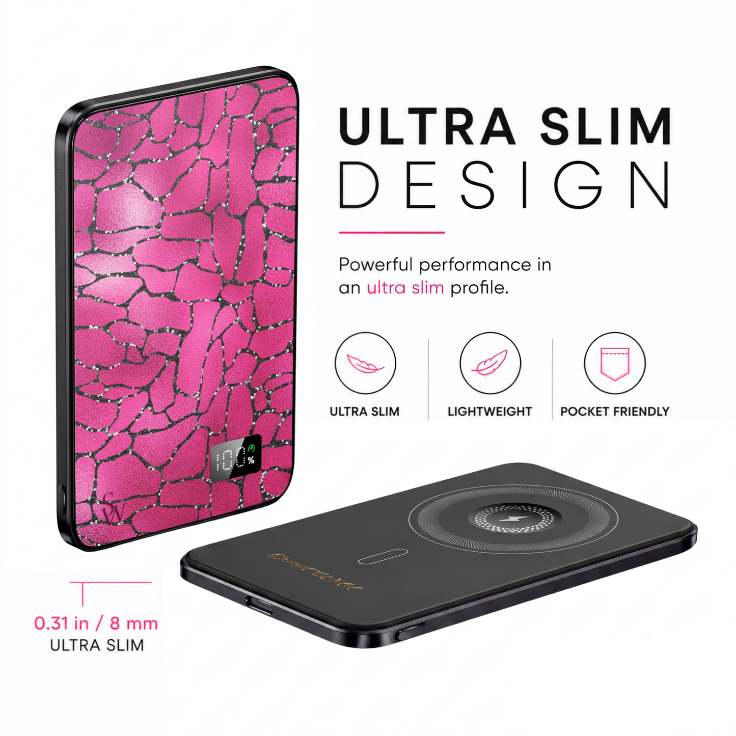 Flirty Fuchsia Power Bank