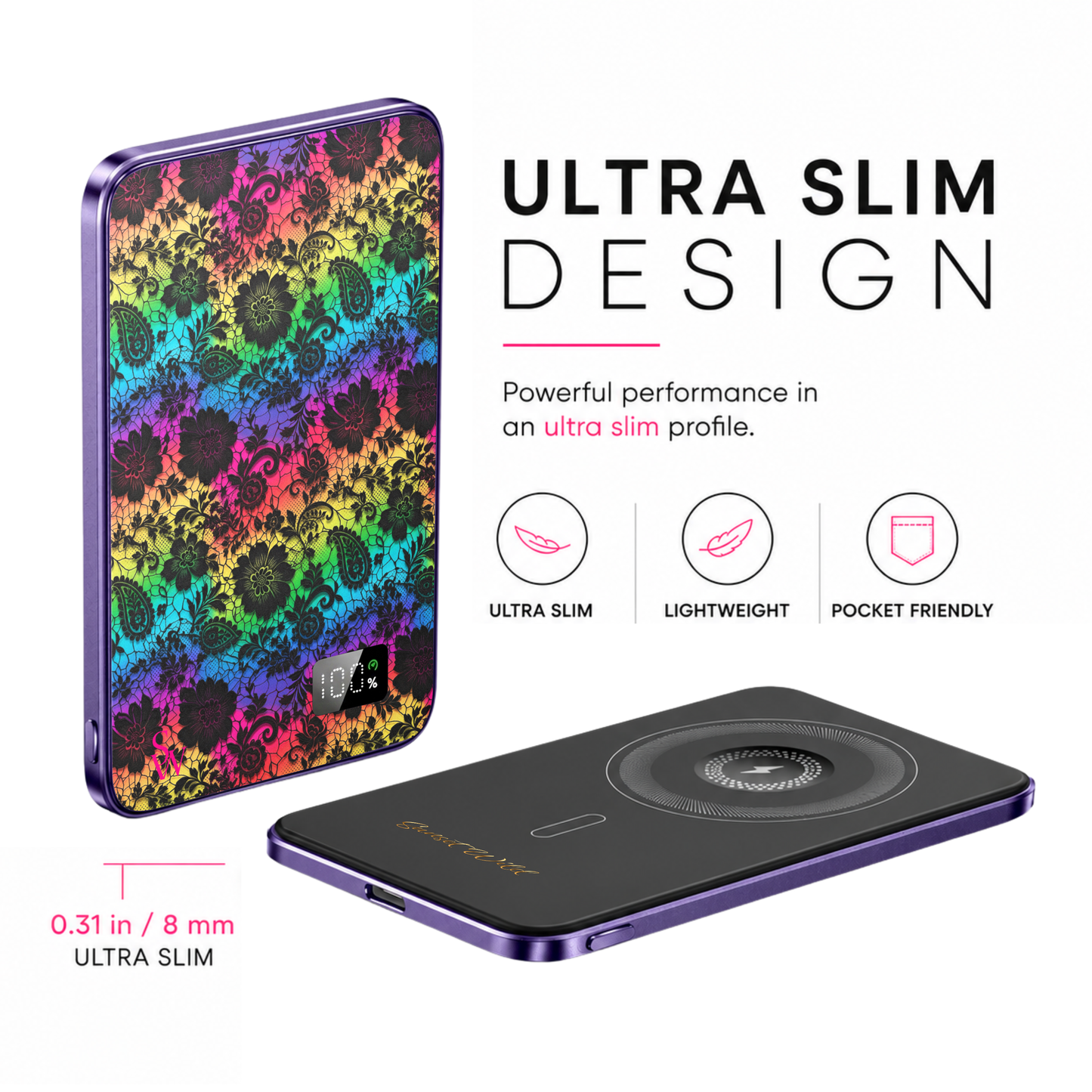 Neon Lace Power Bank