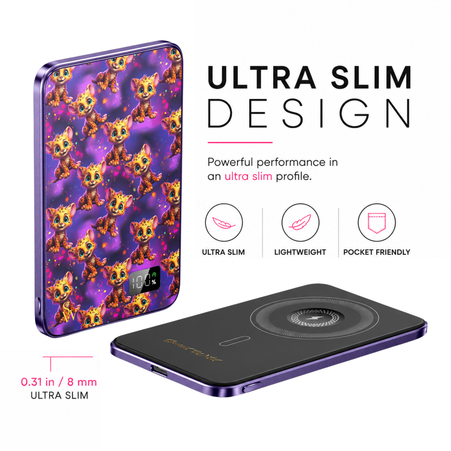 Pastel Pounce Power Bank