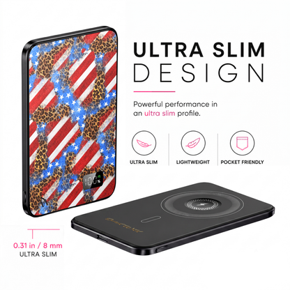 Red White & Wild Power Bank