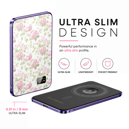 Vintage Hydrangeas Power Bank