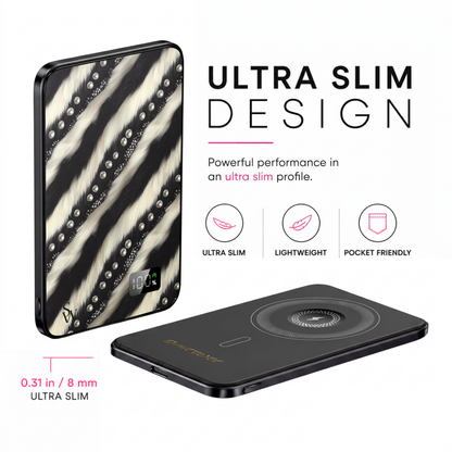 Zebra Glam Power Bank