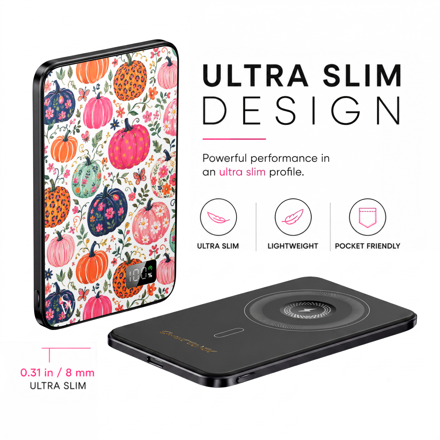 Petals & Pumpkins MagSafe Power Bank