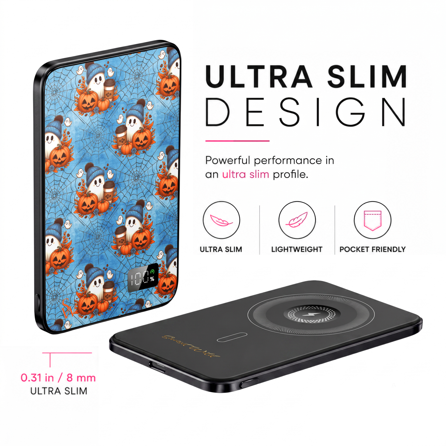 Pumpkin Brew & Boo MagSafe Power Bank
