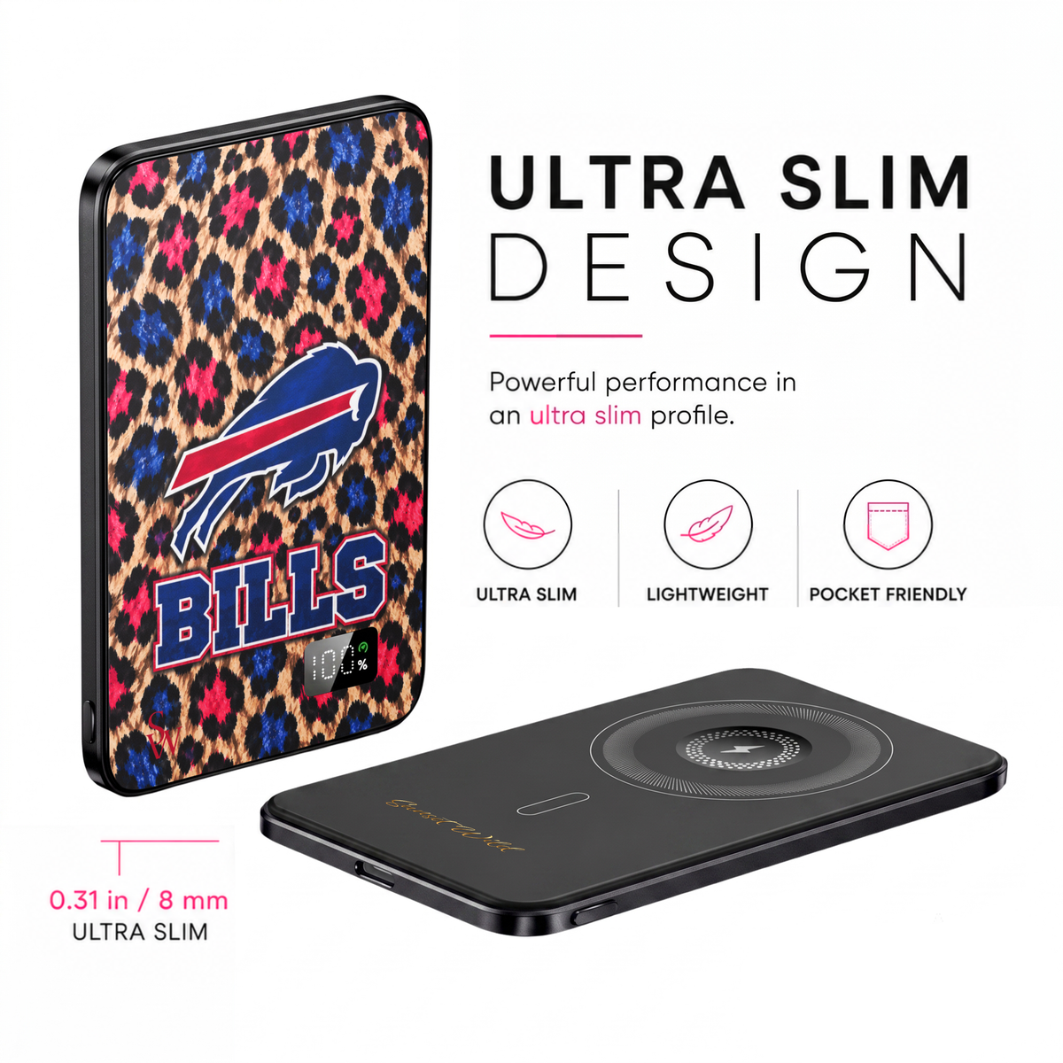 Bills Cheetah MagSafe Power Bank