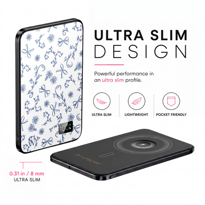 French Florals Power Bank