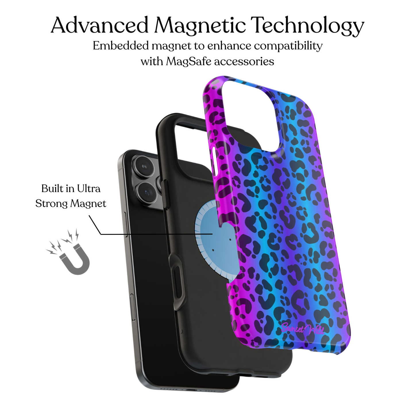 Electric Leopard Phone Case