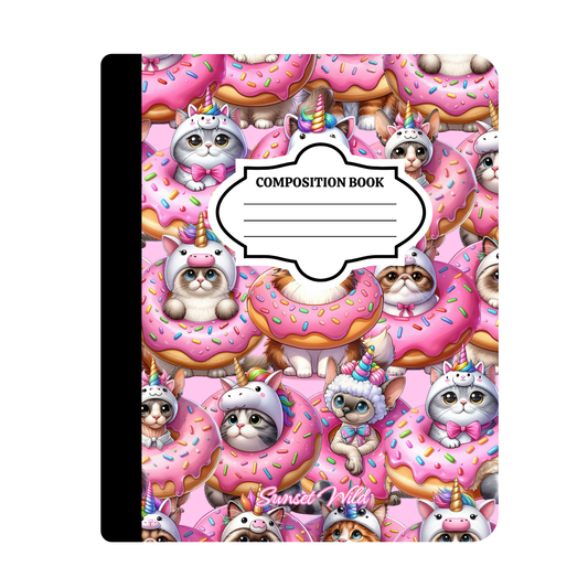 Caticorn Cravings Custom Notebook