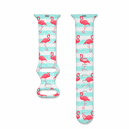 Flamingo Craze Watch Band