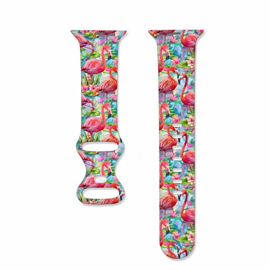 Flamingo Fiesta Watch Band