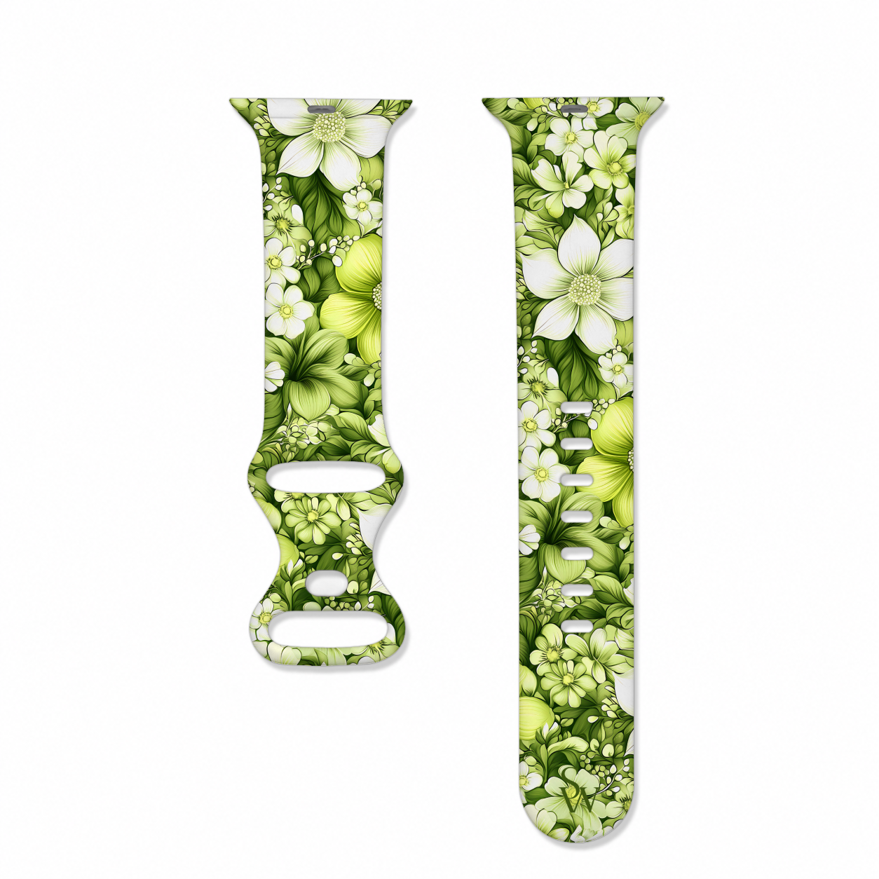 Lime Bloom Watch Band