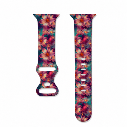Luminous Florals Watch Band