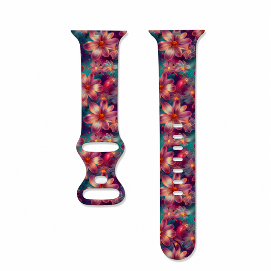 Luminous Florals Watch Band