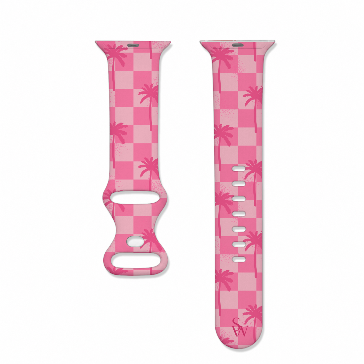 Paradise Palms (pink) Watch Band