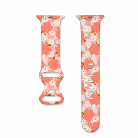 Peach Patch Watch Band