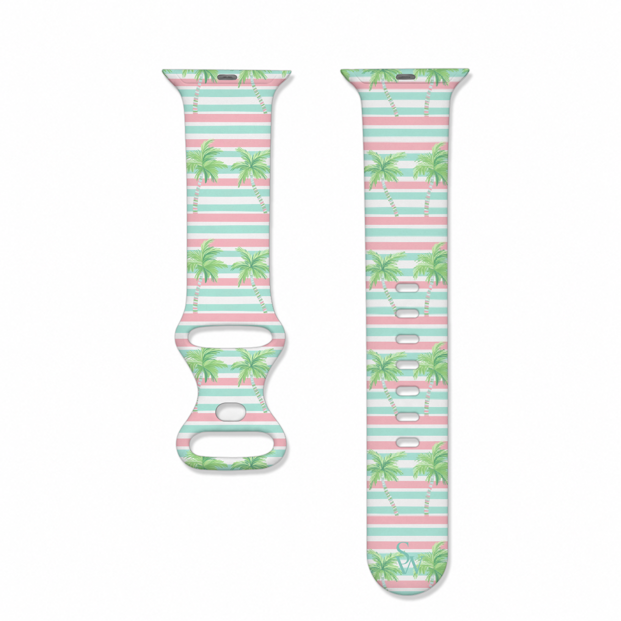 Preppy Palms Watch Band