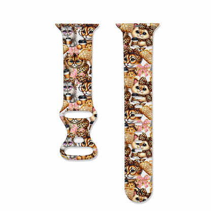 Sassy Cats Watch Band