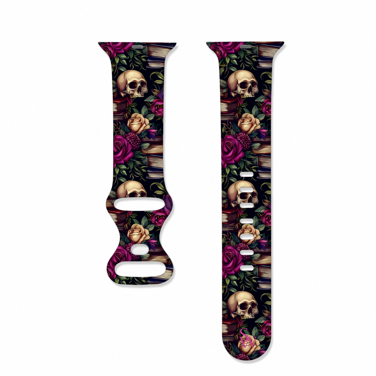 Skulls & Scripts Watch Band