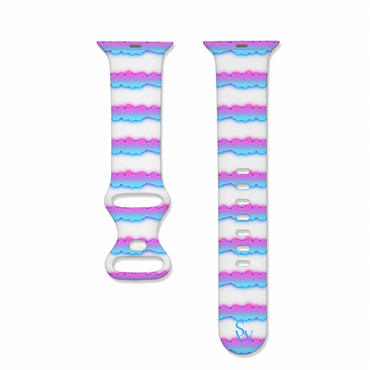 White Fusion Watch Band