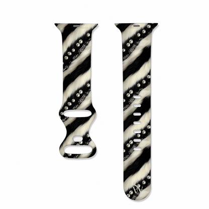 Zebra Glam Watch Band