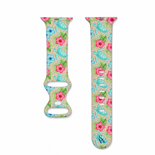 Turtle Tropics Watch Band