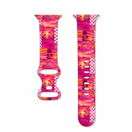 Paradise Patches Watch Band