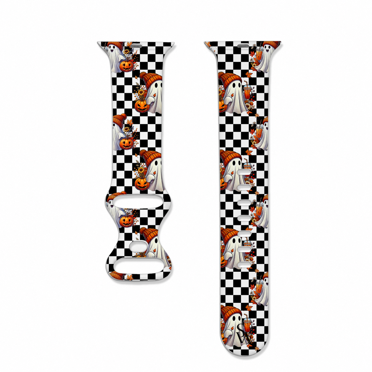 Pumpkin Spice & Spooks Watch Band